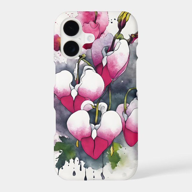 Bleeding Heart - Watercolor flowers (Back)