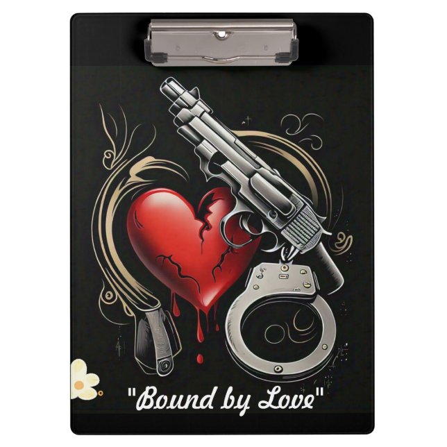 "Bleeding Heartbeat" Clipboard (Front)