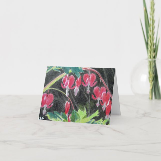 BLEEDING HEARTS CARD (Front)