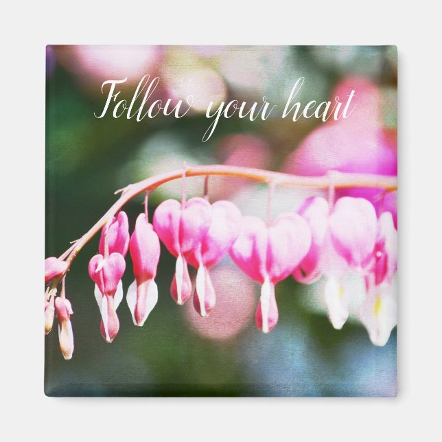 Bleeding Hearts Flowers Magnet (Front)
