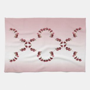 Bleeding Hearts Tea Towel