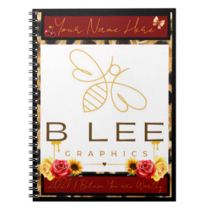 BLEEGRAPHICS   Logo Sprial Notebook