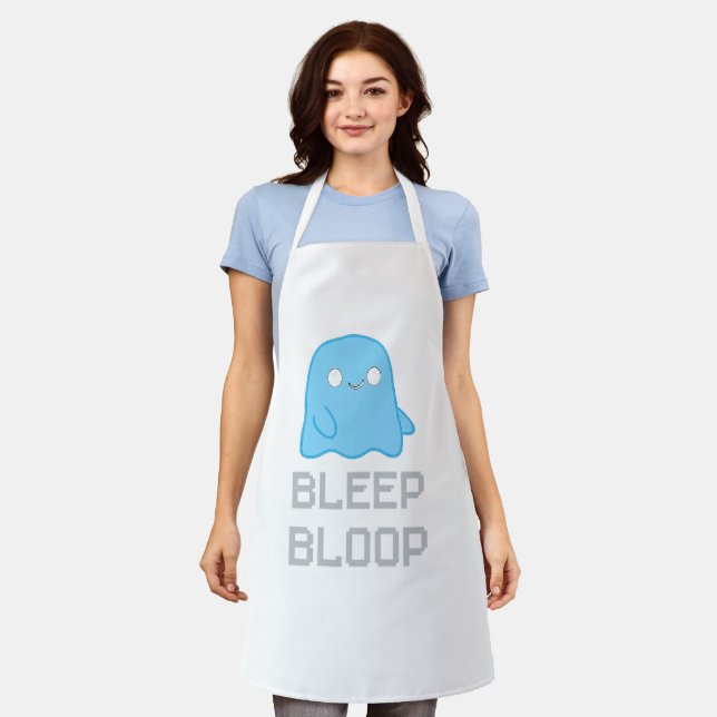 BLEEP BLOOP APRON (Worn)