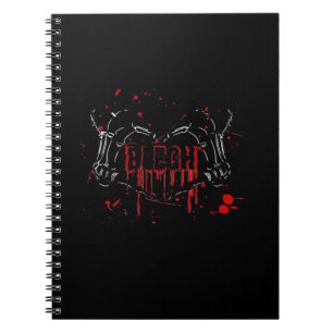 Blegh Breakdown, Skeleton Heart Hands, Emo Band, S Notebook