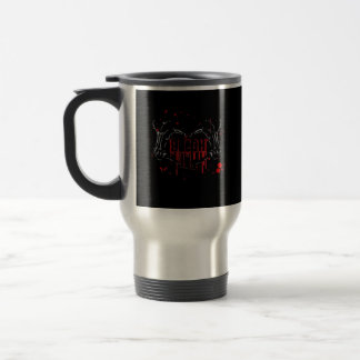 Blegh Breakdown, Skeleton Heart Hands, Emo Band, S Travel Mug