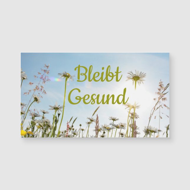 Bleibt Gesund  - (Front)