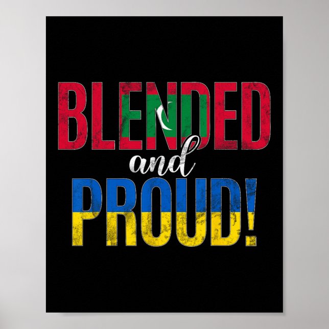 Blended And Proud Nationality Half Moldovan Half U Poster (Front)