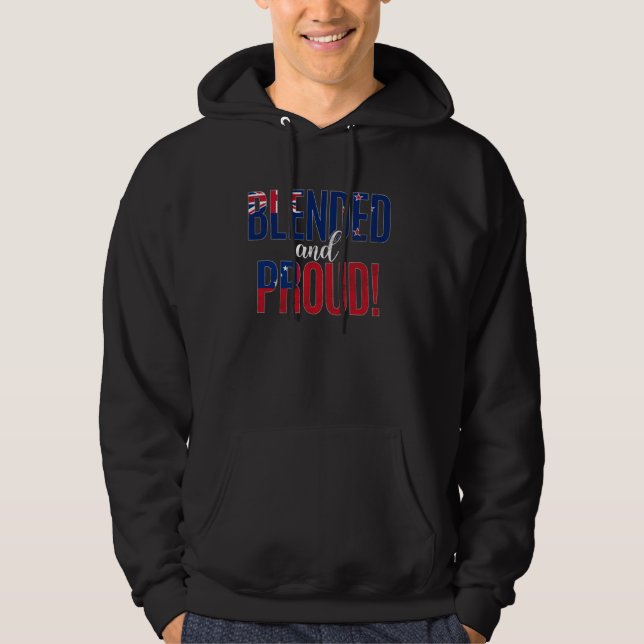 Blended And Proud Nationality Half New Zealander H Hoodie (Front)