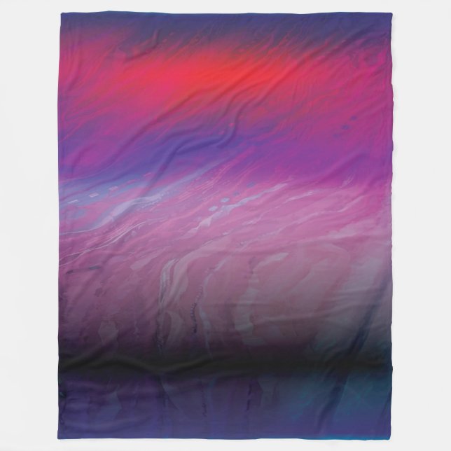 Blended Colour -4 Fleece Blanket (Front)