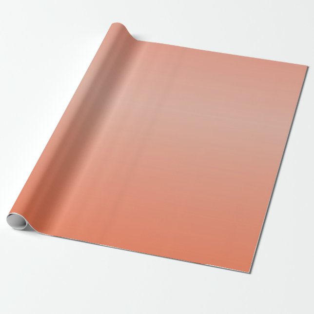 Blended Orange Wrapping Paper (Unrolled)