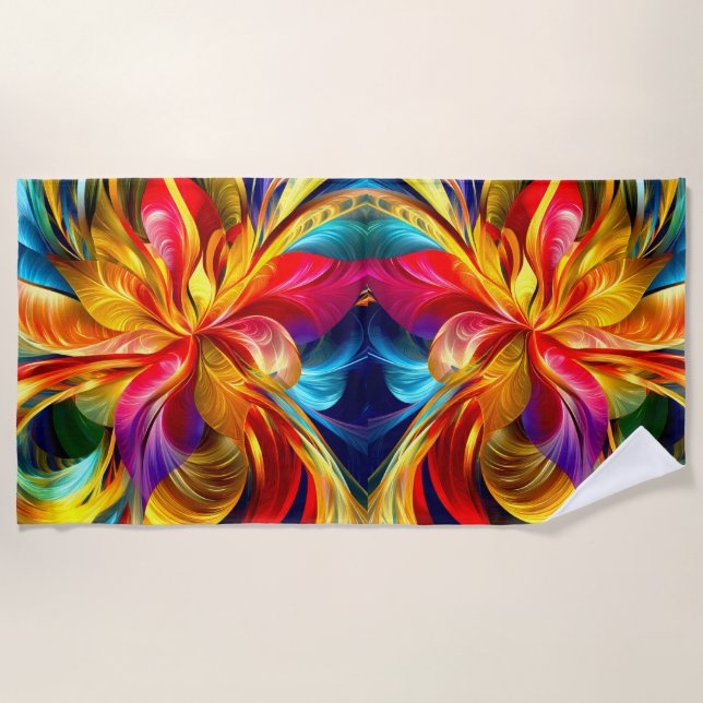 Blended Pedals Beach Towel (Front)