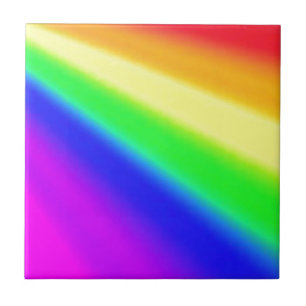 Blended Rainbow Multicolor Pride Tile