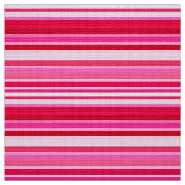 Blended Stripes, Fuchsia, Maroon and Pink  Fabric (Swatch)