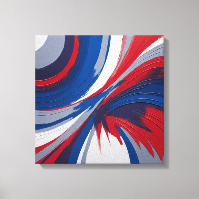 Blending colours canvas print (Front)