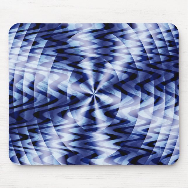 Blending in blue waves... mouse pad (Front)