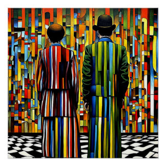Blending into the surroundings poster