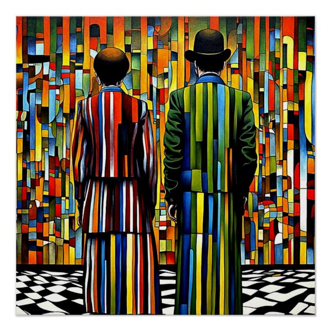 Blending into the surroundings poster (Front)