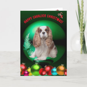 Blenheim Cavalier Christmas Card
