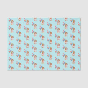 Blenheim Cavalier King Charles Spaniel Birthday Tissue Paper