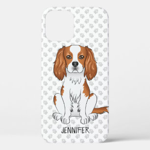 Blenheim Cavalier King Charles Spaniel & Name iPhone 12 Case