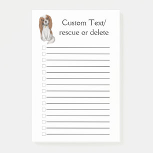 Blenheim Cavalier King Charles Spaniel Paper Post-it Notes