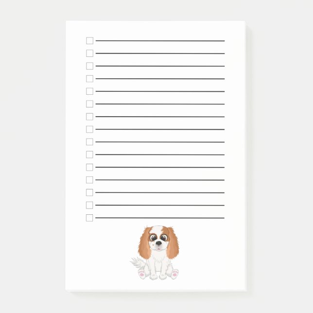 Blenheim Cavalier King Charles Spaniel     Post-it Notes (Front)