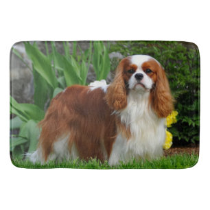 Blenheim Cavalier King Charles Spaniel Puppy Dog Bath Mat
