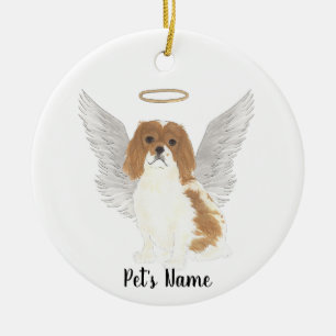 Blenheim Cavalier King Charles Spaniel Sympathy  P Ceramic Tree Decoration