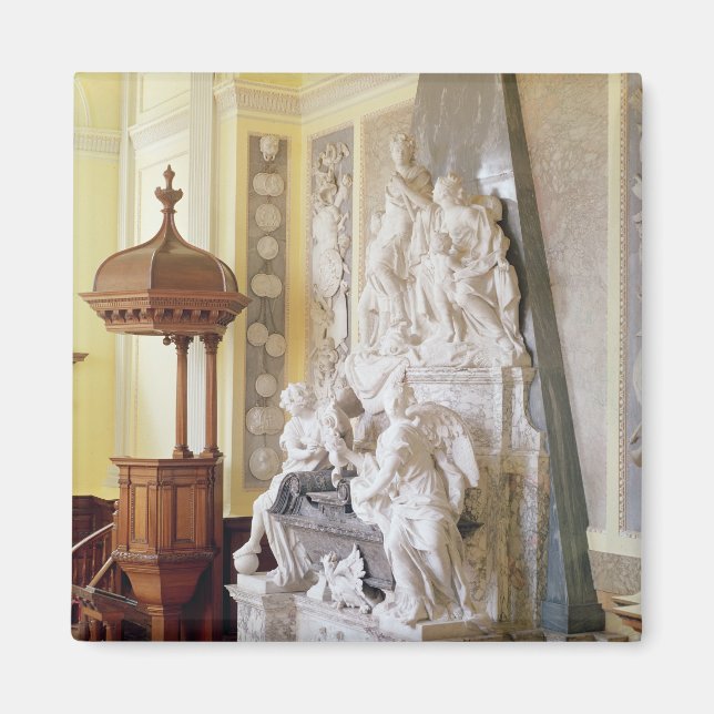 Blenheim Palace, the chapel, c.1705 Magnet (Front)