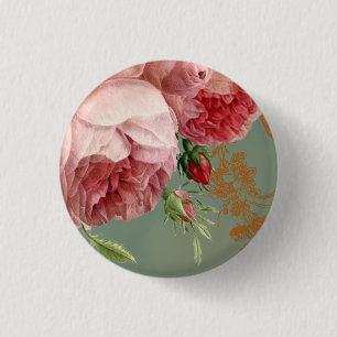 Blenheim Rose 3 Cm Round Badge