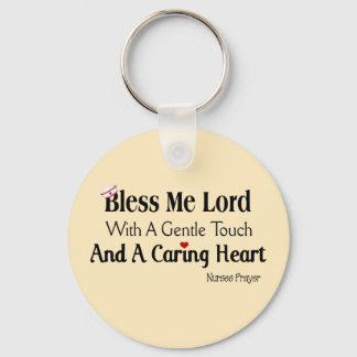 Bless Me Lord Nurses Prayer Key Ring