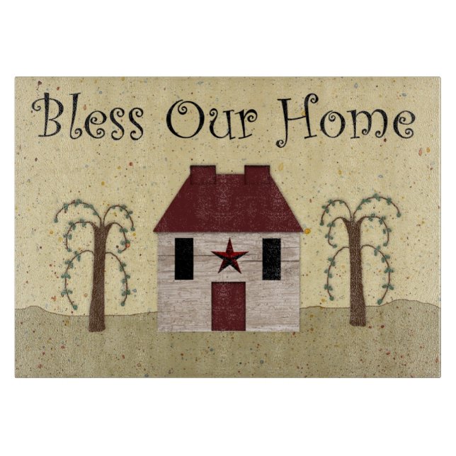 Bless Our Home Cutting Board (Front)