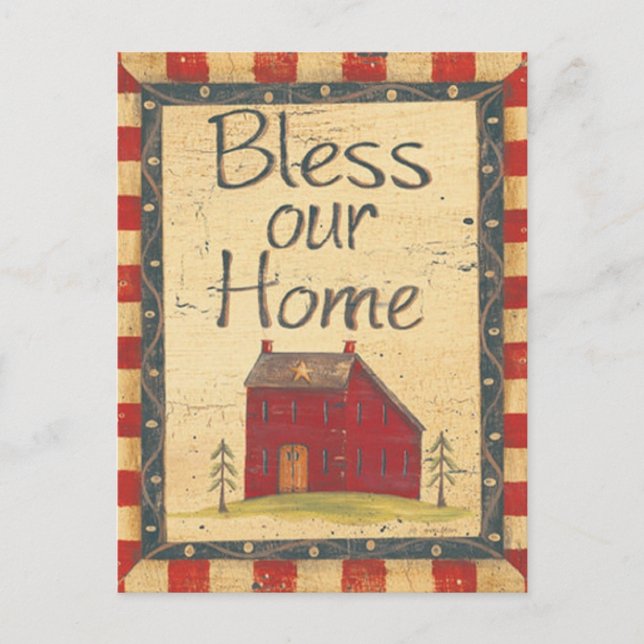 bless-our-home postcard (Front)
