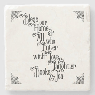 Bless Our Home Stone Coaster