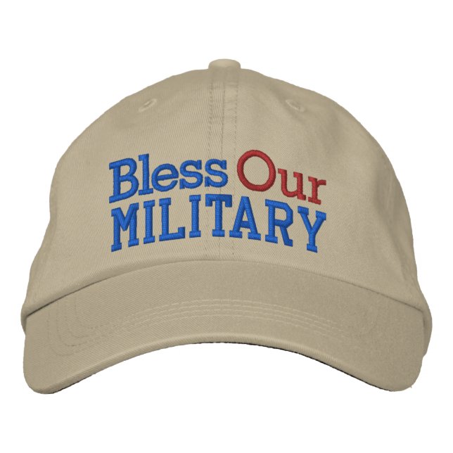 Bless Our Military Cap by SRF (Front)