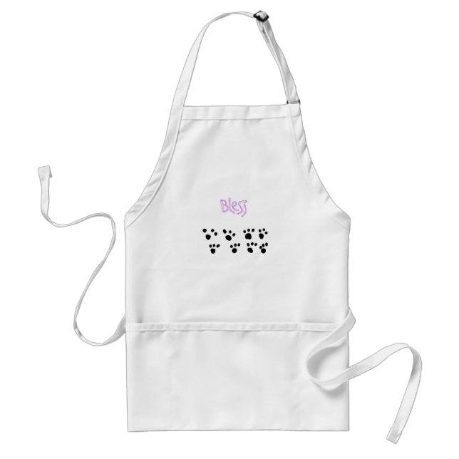 Bless Paws apron (Front)