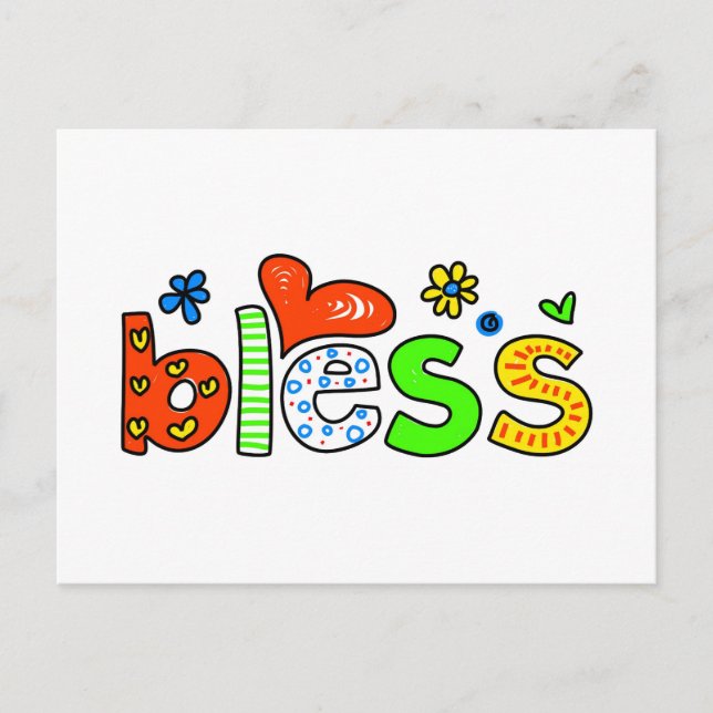 Bless Postcard (Front)