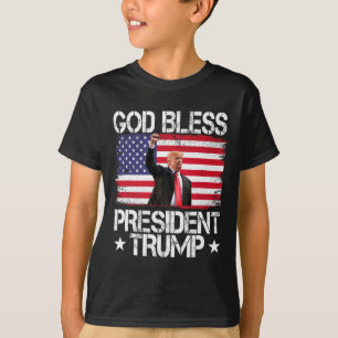 Bless President Trump 2024 Support Trump Election  T-Shirt