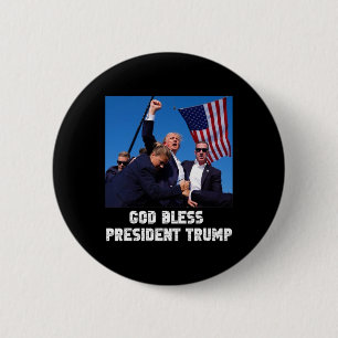 Bless President Trump Trump 2024 Voting 6 Cm Round Badge