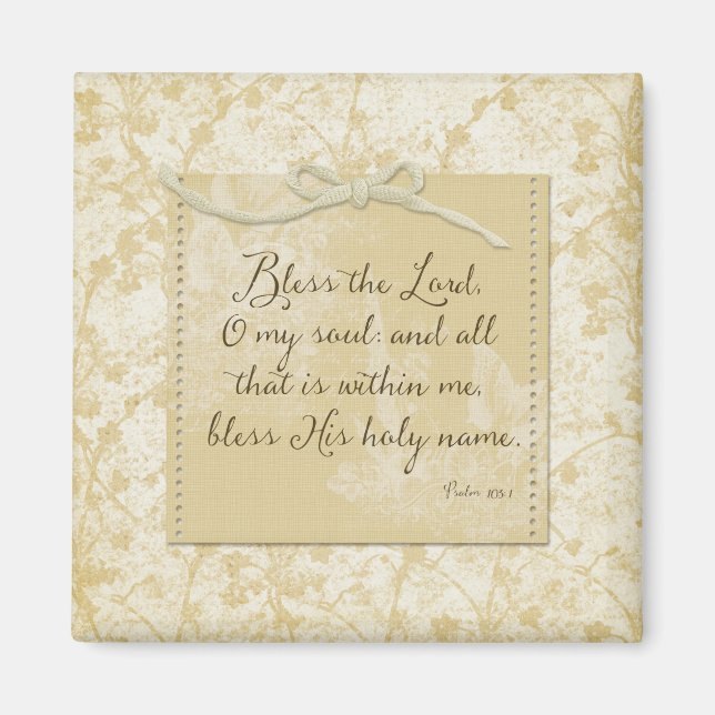Bless the Lord O My Soul Magnet (Front)