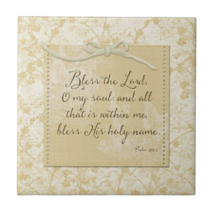 Bless the Lord O My Soul Tile
