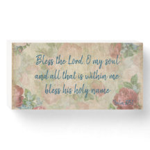 Bless the Lord O My Soul Verse Farmhouse Faith