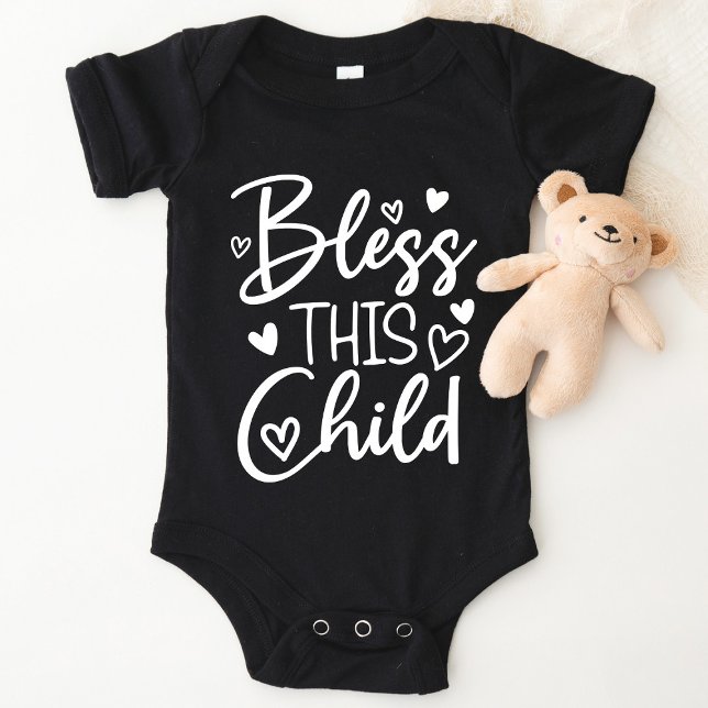 Bless This Child Baptism Religious Baby Kid Shirt (Creator Uploaded)