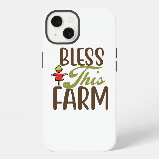 Bless This Farm iPhone Case (Back)