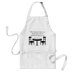 BLESS THIS FOOD STANDARD APRON