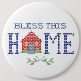 Bless This Home Button