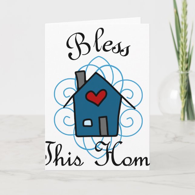 Bless This Home Card (Front)