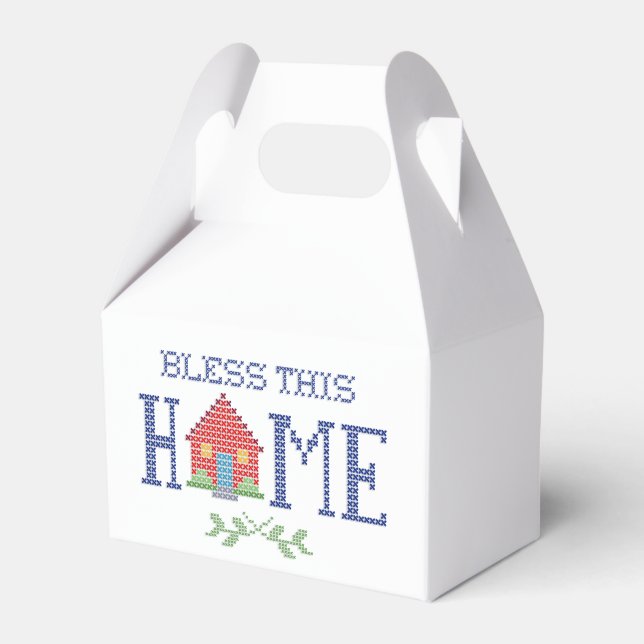 Bless This Home Favour Box (Front Side)