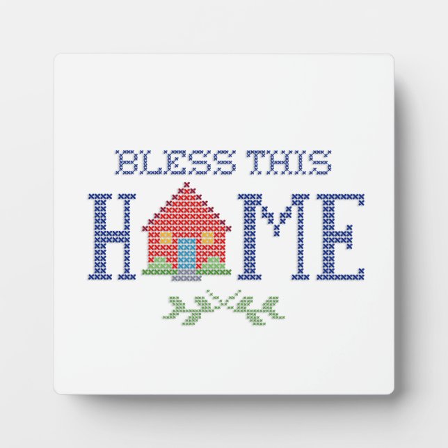 Bless This Home Plaque (Front)