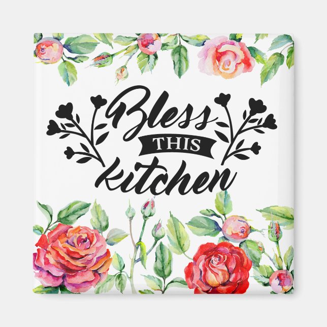 Bless this kitchen magnet (Front)